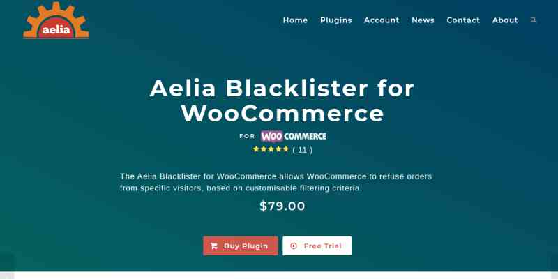 Aelia Blacklister for WooCommerce