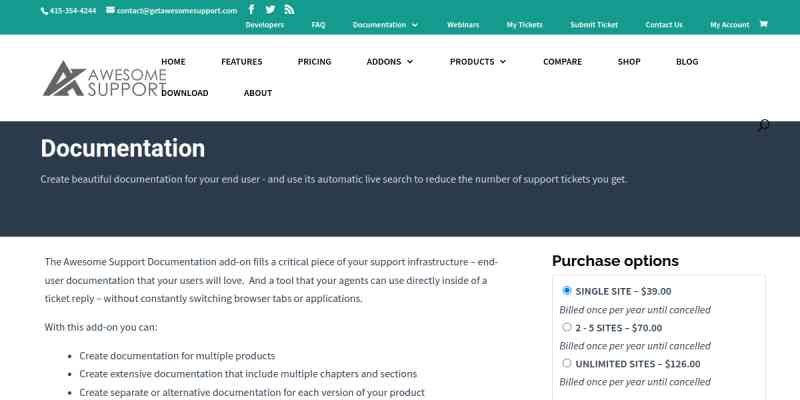 Awesome Support: Documentation & Knowledgebase