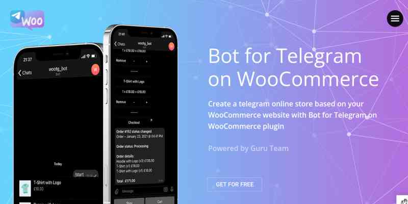 Bot for Telegram on WooCommerce PRO