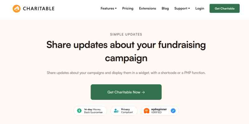 Charitable – Simple Updates