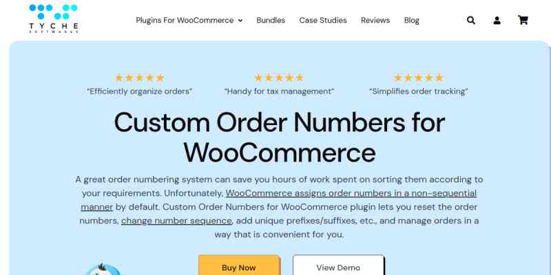 Custom Order Numbers for WooCommerce Pro