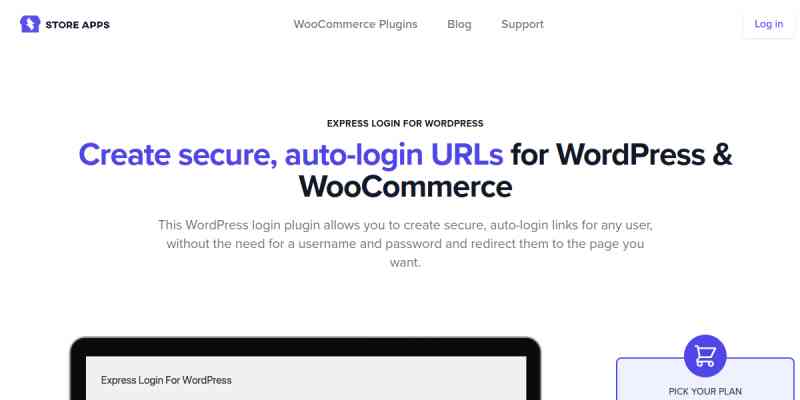 Express Login For WordPress