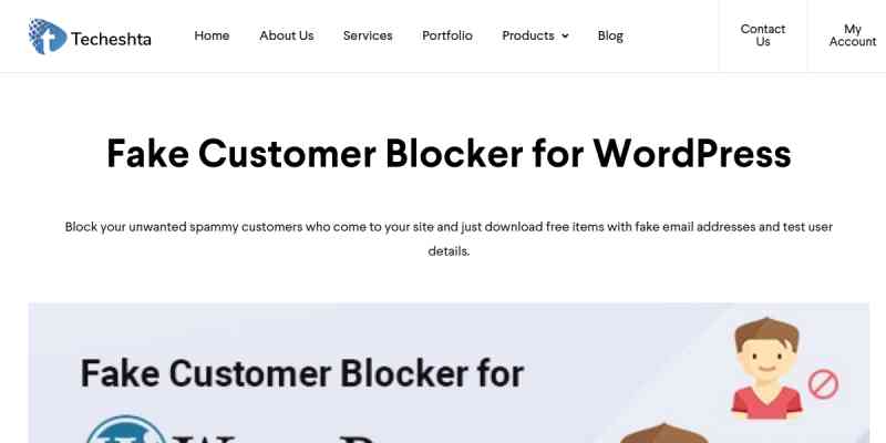 Fake Customer Blocker for WordPress