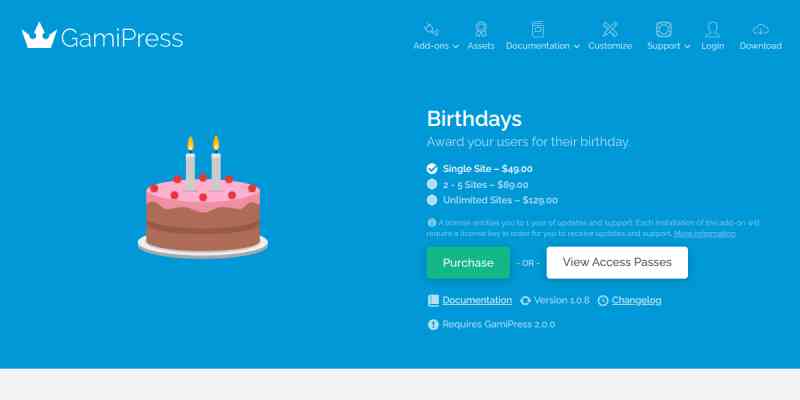 GamiPress – Birthdays