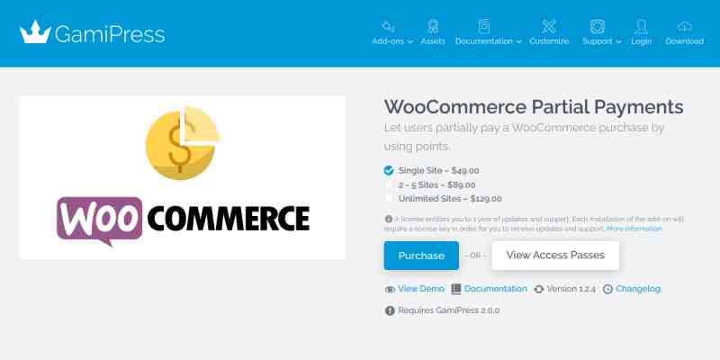 GamiPress – WooCommerce Partial Payments