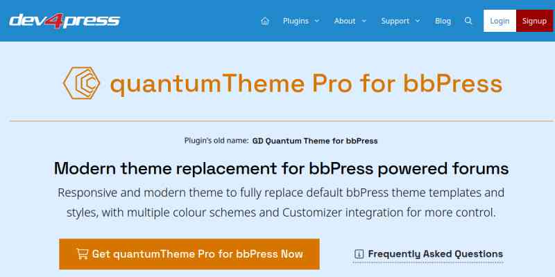GD Quantum Theme Pro for bbPress