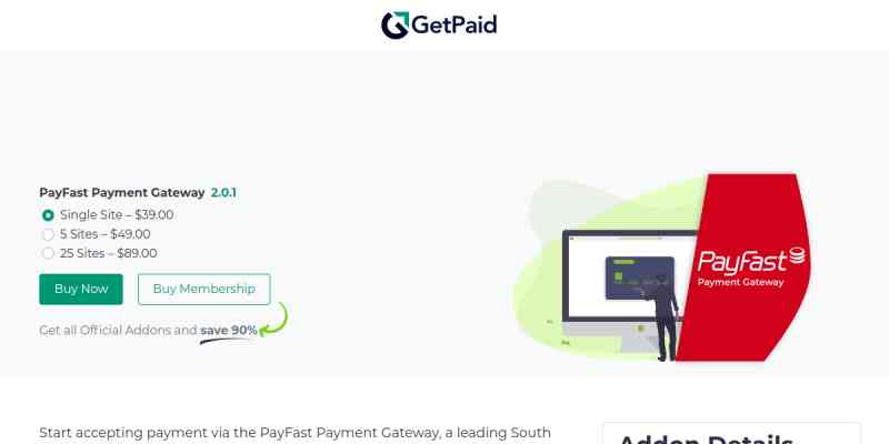 GetPaid PayFast Payments