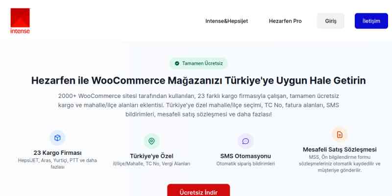 Intense Kargo Takip for WooCommerce