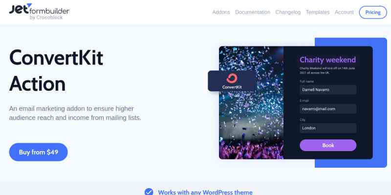 JetFormBuilder ConvertKit Action