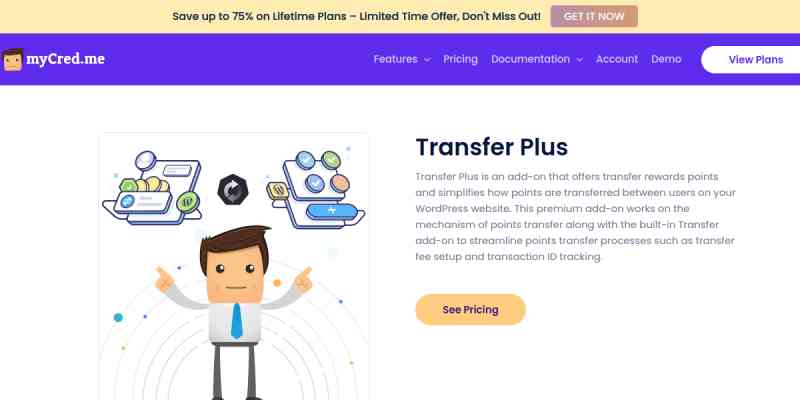 myCred Transfer Plus