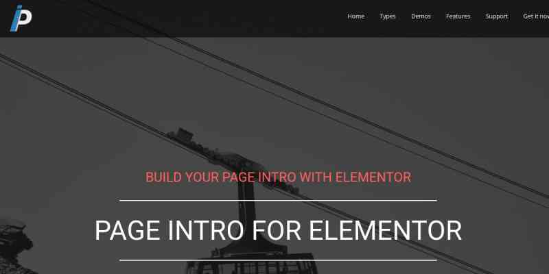Page Intro for Elementor