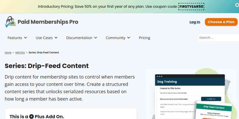 Paid Memberships Pro – Series