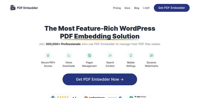 PDF Embedder Premium Secure