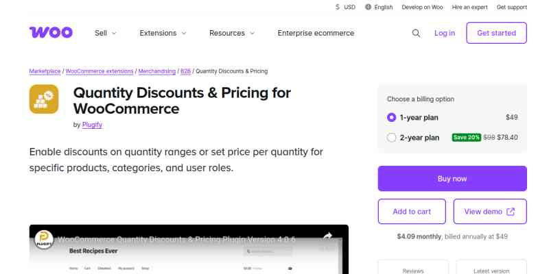 Quantity Discounts & Pricing For Woocommerce