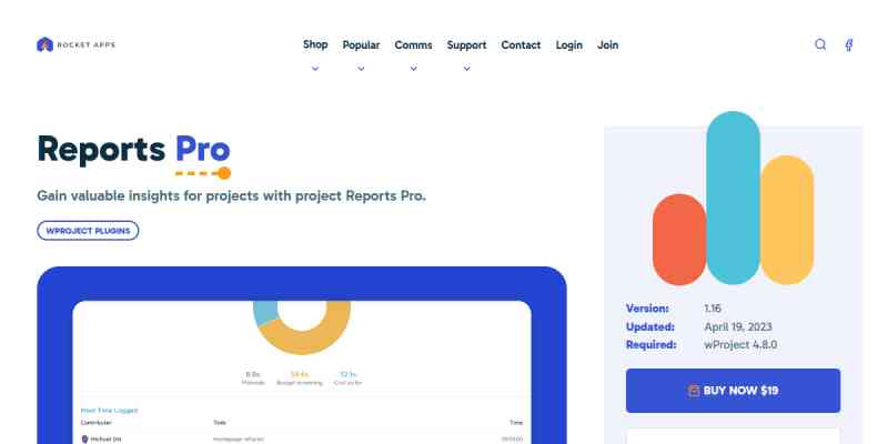 Reports Pro for wProject