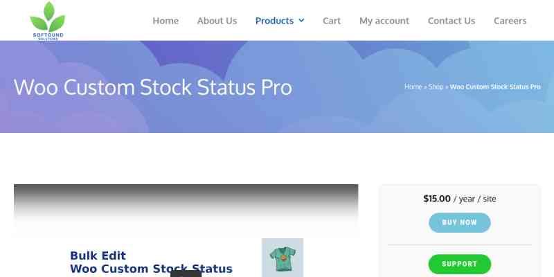 Woo Custom Stock Status Pro