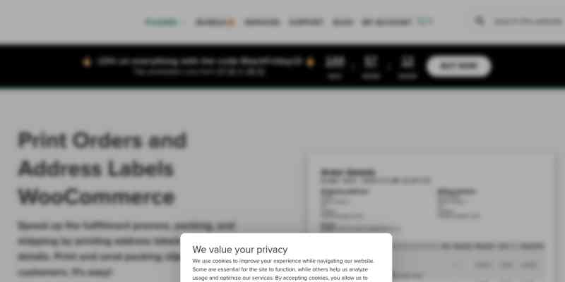 WooCommerce Print Orders & Address Labels