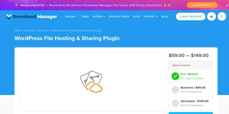 WPDM – File Hosting