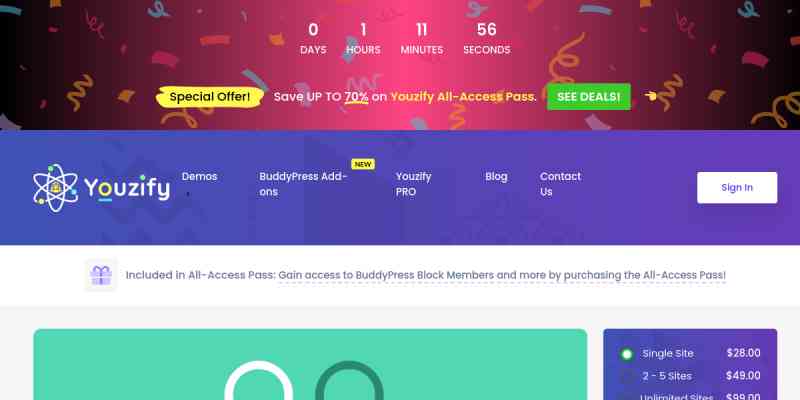 Youzify – BuddyPress Block Members