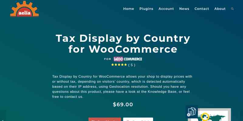 Aelia Tax Display by Country for WooCommerce