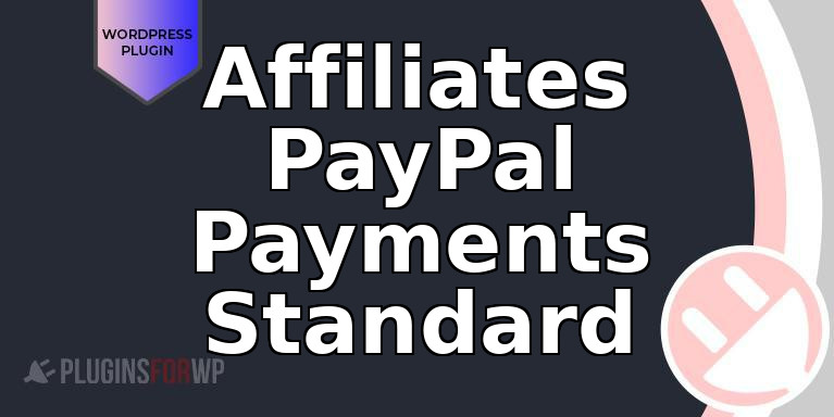 Affiliates PayPal Payments Standard