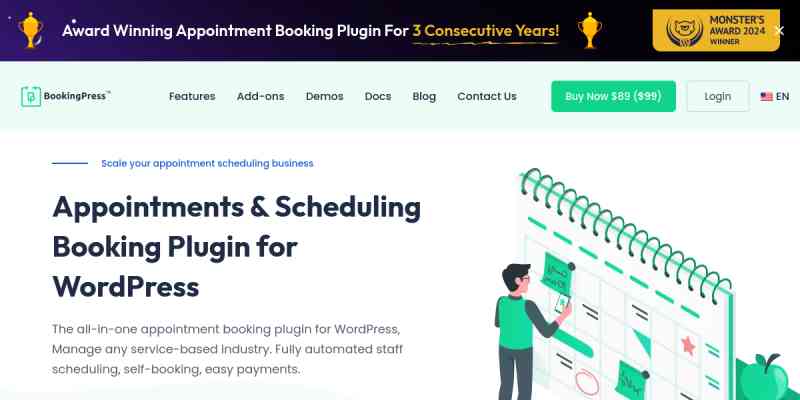 BookingPress – Zapier Integration Addon