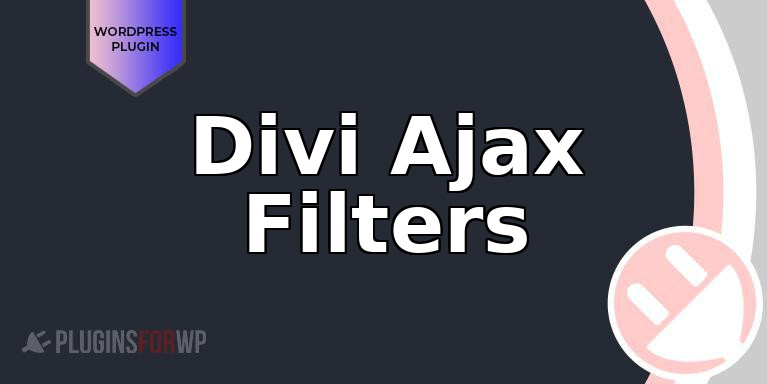 Divi Ajax Filters