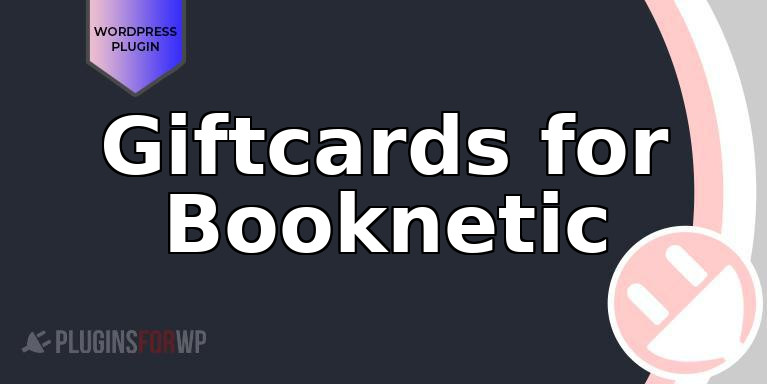 Giftcards for Booknetic
