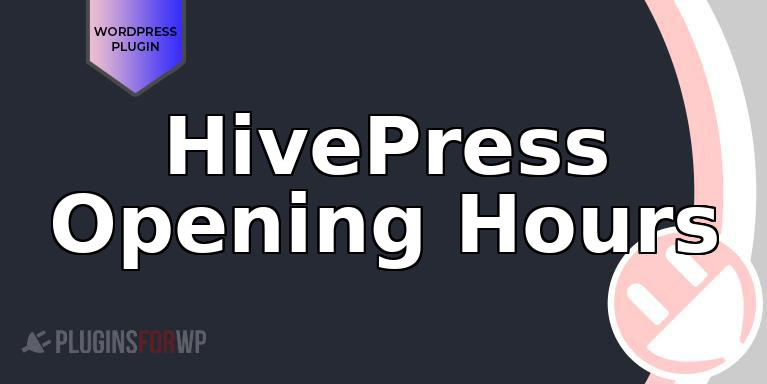 HivePress Opening Hours