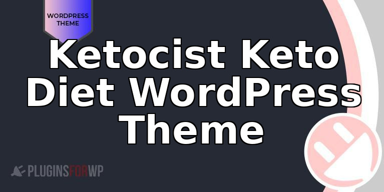 Ketocist Keto Diet WordPress Theme
