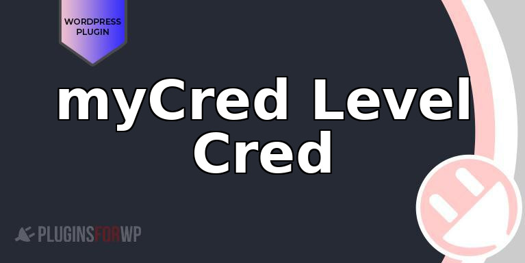 myCred Level Cred