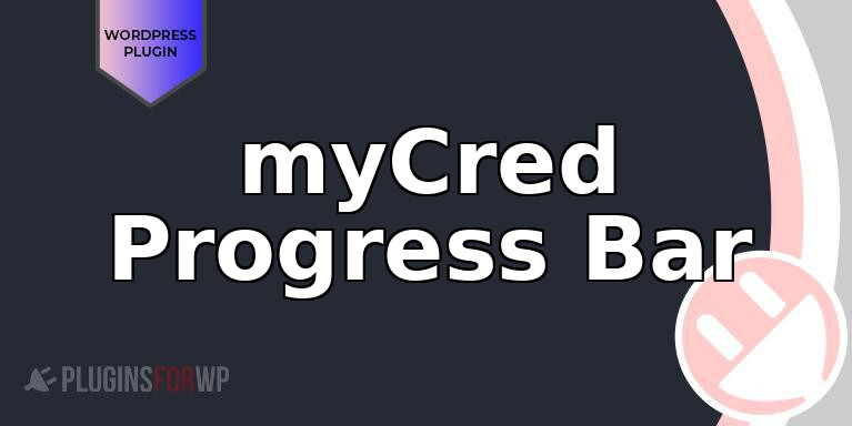 myCred Progress Bar