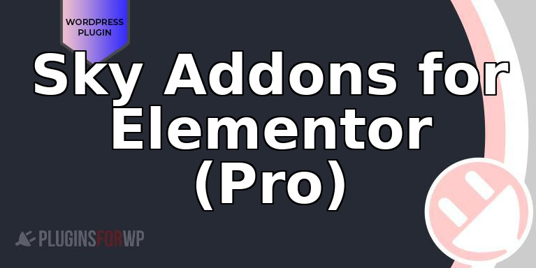 Sky Addons for Elementor (Pro)