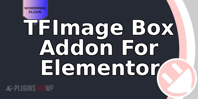 TFImage Box Addon For Elementor