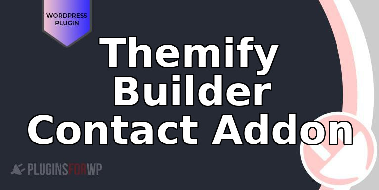 Themify Builder Contact Addon