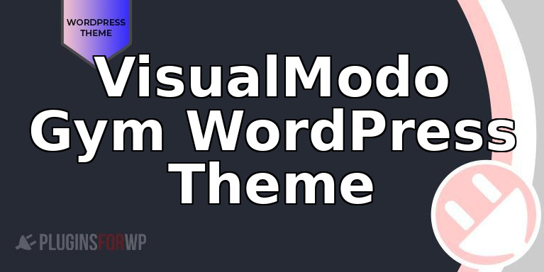 VisualModo Gym WordPress Theme