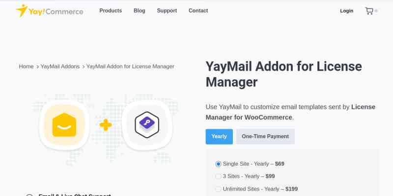 YayMail Addon for License Manager